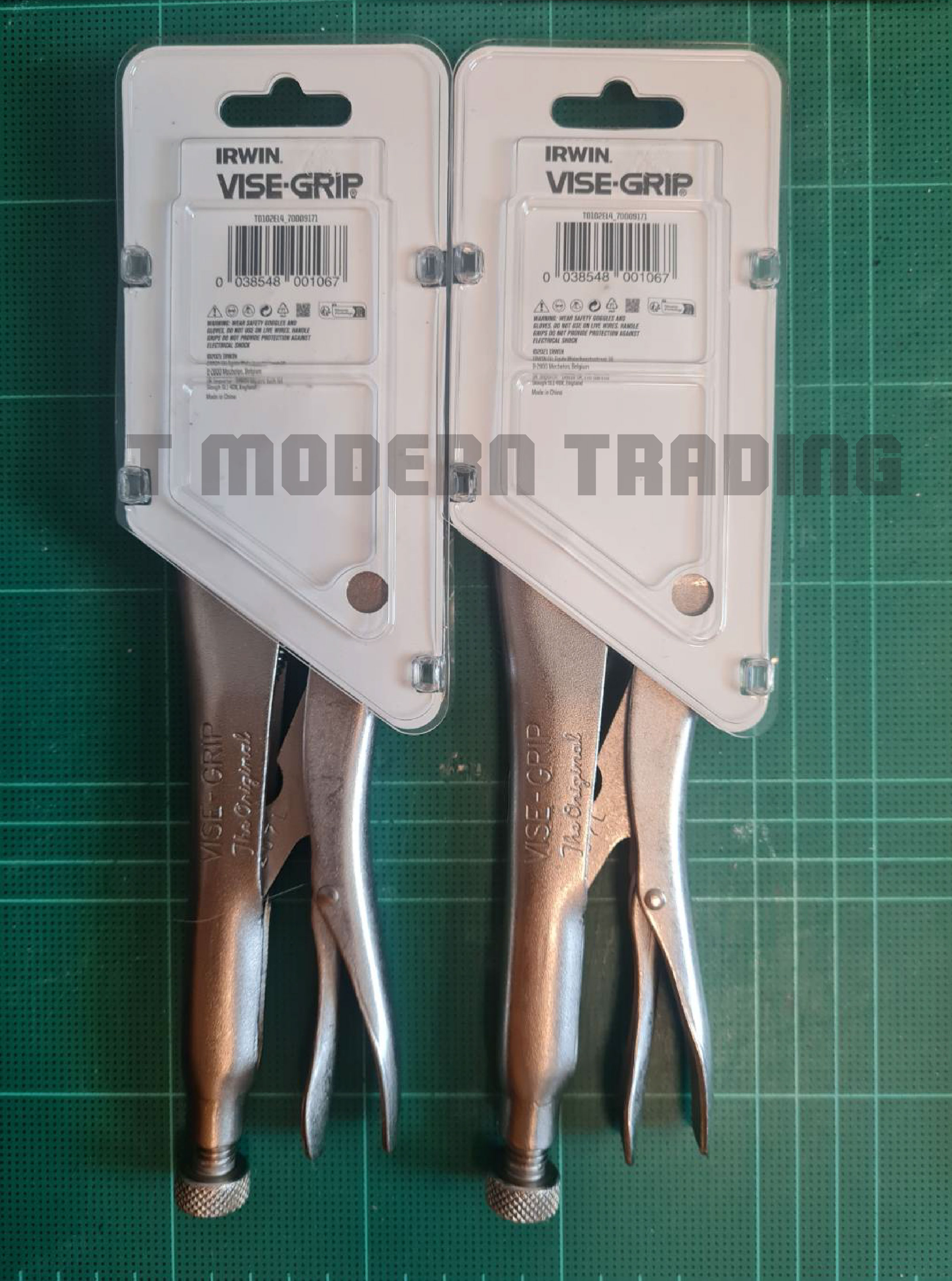 IRWIN คีมVise Grip (ไวท์สกิ๊ป) คีมล็อคปากตรง ขนาด 10 นิ้ว รุ่น 10R ของแท้ 100%