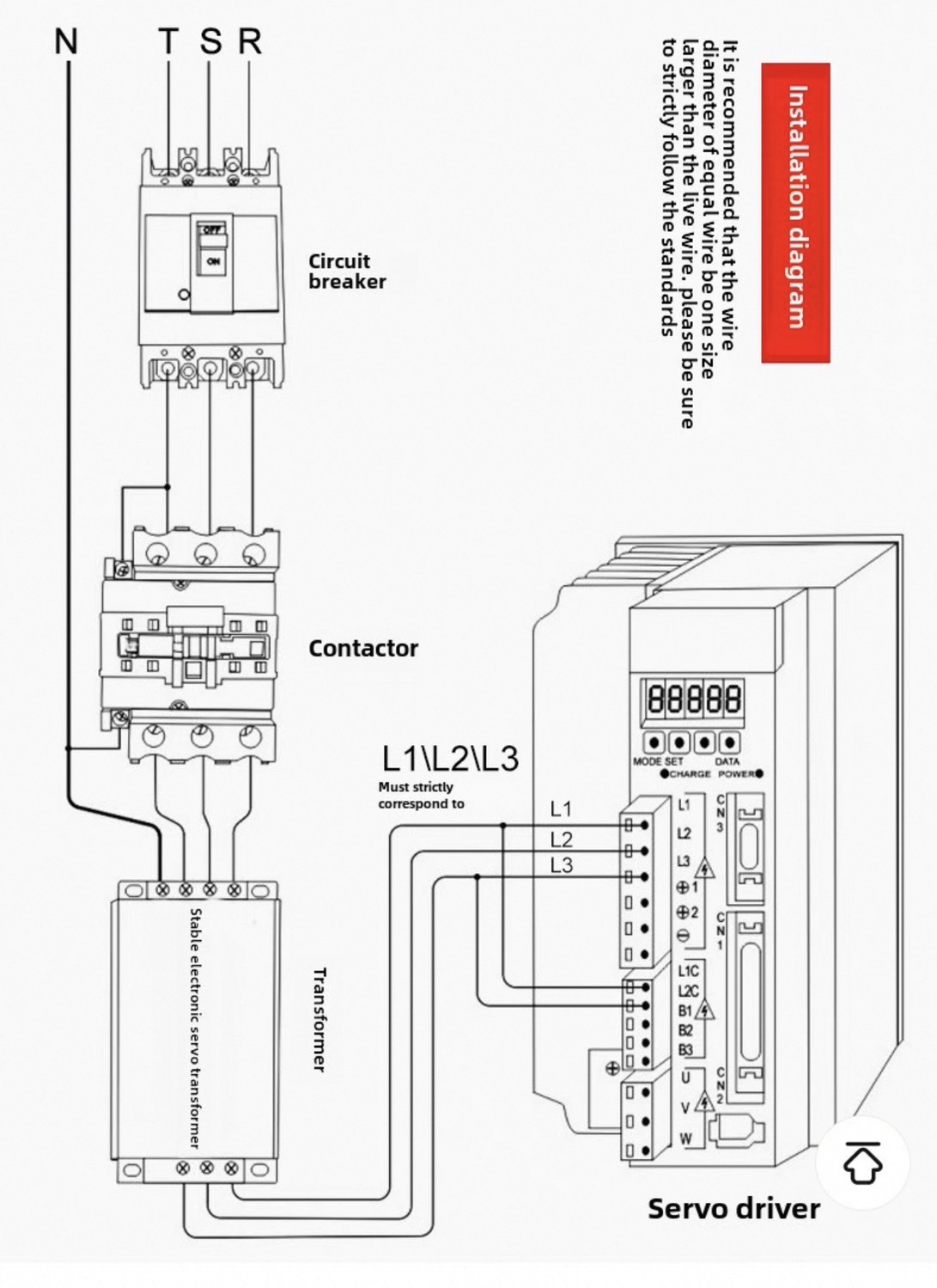 Servo transformer Model:SET-7500 380V 3 Phase To 220V 3 Phase 7.5 kW