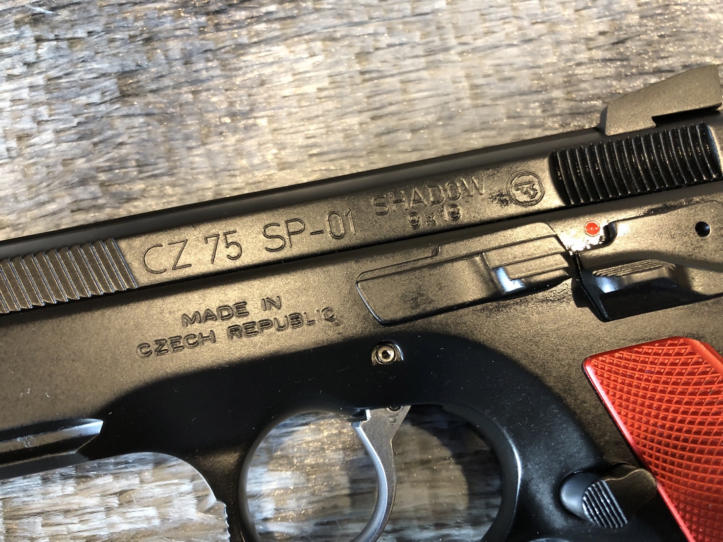 [ปืนฝากขายมือสอง] CZ Shadow 1 SP01 ขนาด9มม ประกับแดงแรงบรรเทิงแน่นอน ไกดี ระบบดี เกลียวคมกริ่ป สภาพดี น้ำมันถึง ดูแลถึง จบ!!