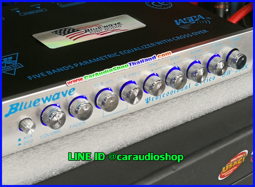 ปรีแอมป์ 5 แบนด์ คุณภาพดี BLUEWAVE BW-555 (รุ่นนี้วงจรและเสียงดีสุด จำนวนจำกัด)