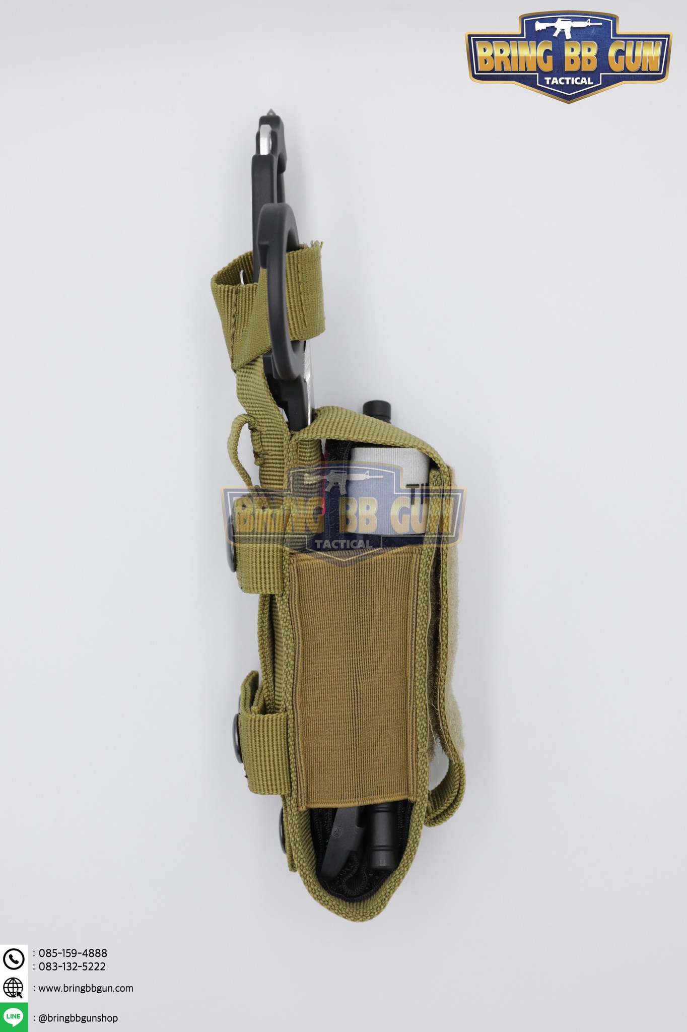 ชุดเพ้าผ้าใส่สายห้ามเลือด+กรรไกรแพทย์สนาม LM Raptor (ซองผ้าใส่สายรัดห้ามเลือด+สายรัดห้ามเลือด+กรรไกร LM Raptor)