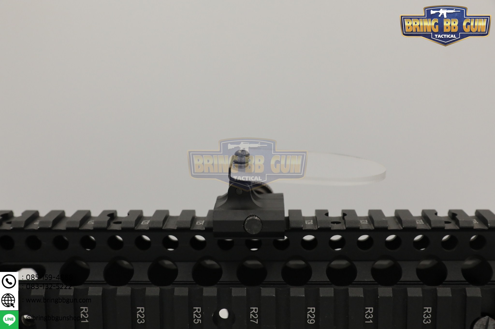 แผ่นอะคริลิคกันดอทแตก แบบจับราง20mm.