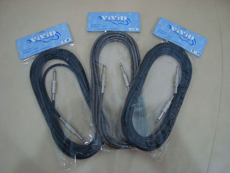 สายแจ๊คกีต้าร์ 5 เมตร Vivid ของใหม่ ใช้ได้ทั้งกีต้าร์โปร่งและไฟฟ้า ขายถูก