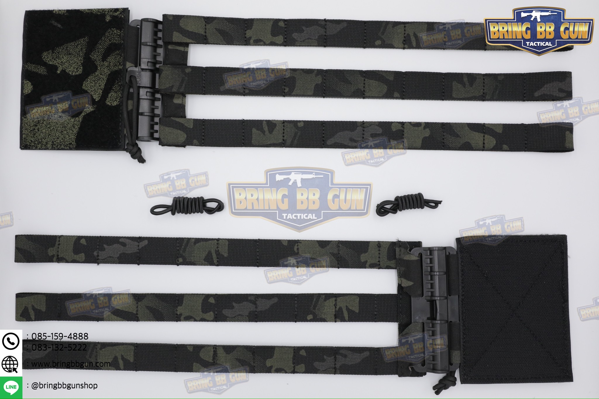 ชุดเซ็ตปลดเสื้อเกราะไว ชุดสายโอบ-ปลดไว (Vest single point quick release Mesh Cummerbund) (Quick Release Cummerbund Set)