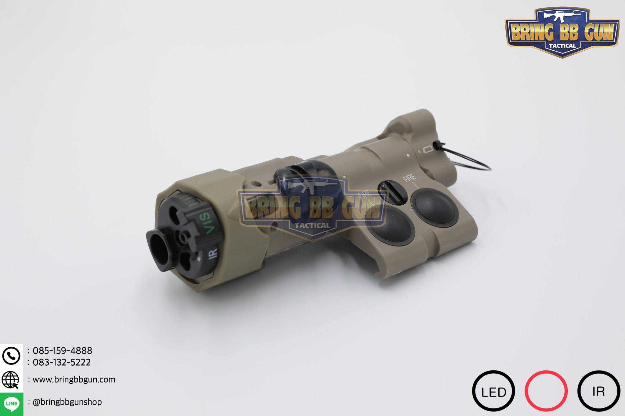 กล่องไฟฉาย+เลเซอร์ชี้เป้า+ไฟฉายIR+เลเซอร์ชี้เป้าIR (อุปกรณ์เล็งช่วยส่องสว่าง) B.E. Meyer รุ่น MAWL-C1+