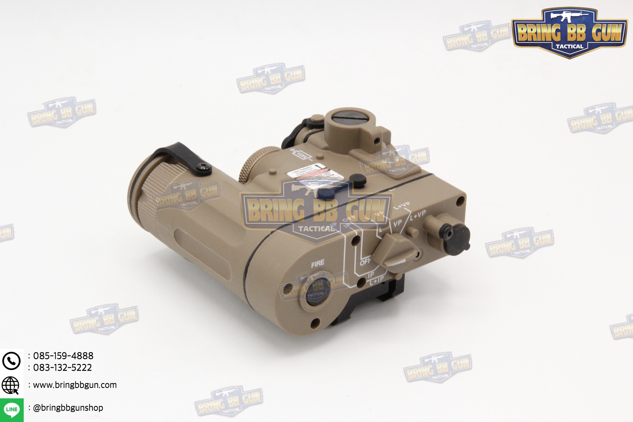 กล่อง DBAL-eMK2 (ไฟฉาย+เลเซอร์ชี้เป้าสีแดง+เลเซอร์ชี้เป้าIR) (กล่องแบตไฟฉาย+เลเซอร์สีแดง)