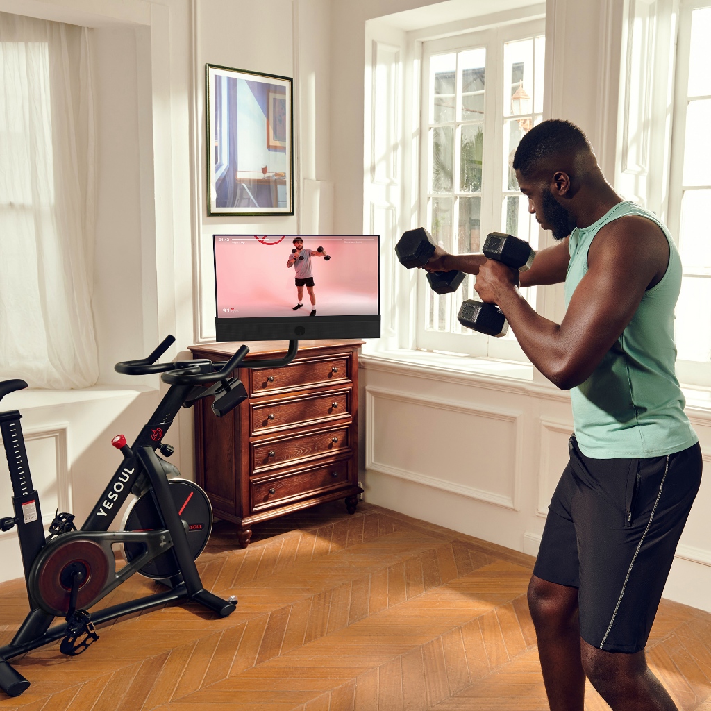 17,090 *ทักแชทผ่อน0%ค่าส่ง 0บ.(Global Version) Yesoul Spinning Bike G1M plus จักรยานไฟฟ้า มาพร้อมหน้าจอ FHD 1080P แสดงผลแบบ Realtime