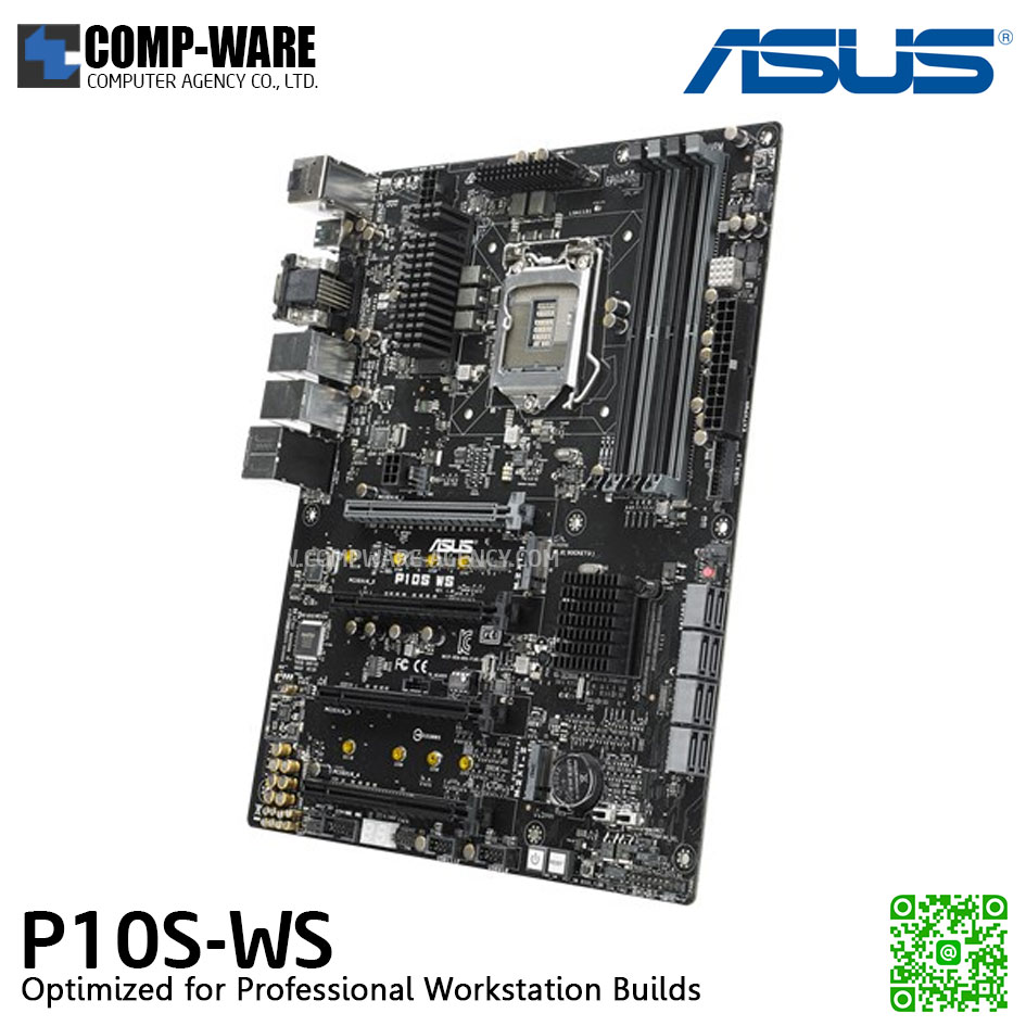 ASUS P10S WS LGA1151 Intel C236 HDMI SATA 6Gb/s USB 3.1 USB 3.0 ATX Intel Motherboard