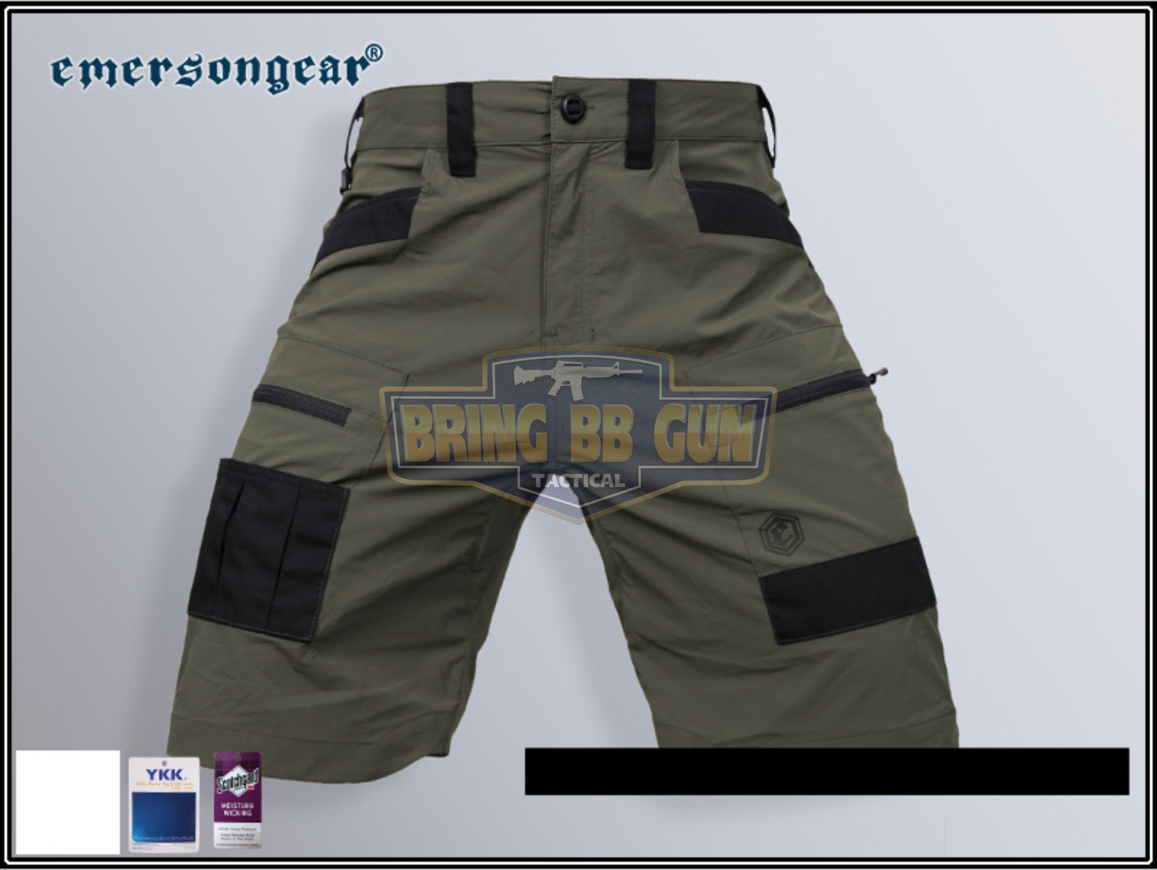 กางเกงขาสั้น ทรงยุทธวิธี ยี่ห้อ Emerson รุ่น Mastiff (กางเกง IPSC , IDPA)(กางเกง Tactical) (กางเกงแคมป์ปิ้ง) (กางเกงเดินป่า) (Emerson Mastiff Training Shorts)