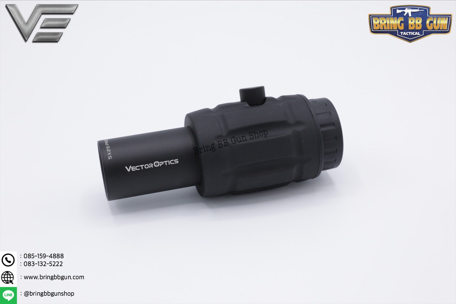 ซูมหลังดอท ยี่ห้อ Vector Optics รุ่น 5x Magnifier (Vector Optics 5x Magnifier with Flip Side Mount)