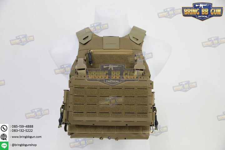 เสื้อเวส FCSK 2.7 (เสื้อเวส FCSK 2.0 + เพ้าแม็กกาซีน MK5 (5.56 แบบ3ช่อง)) (FCSK 2.7 Plate Carrier) (FCSK 2.0 + MK5 Front Flap)