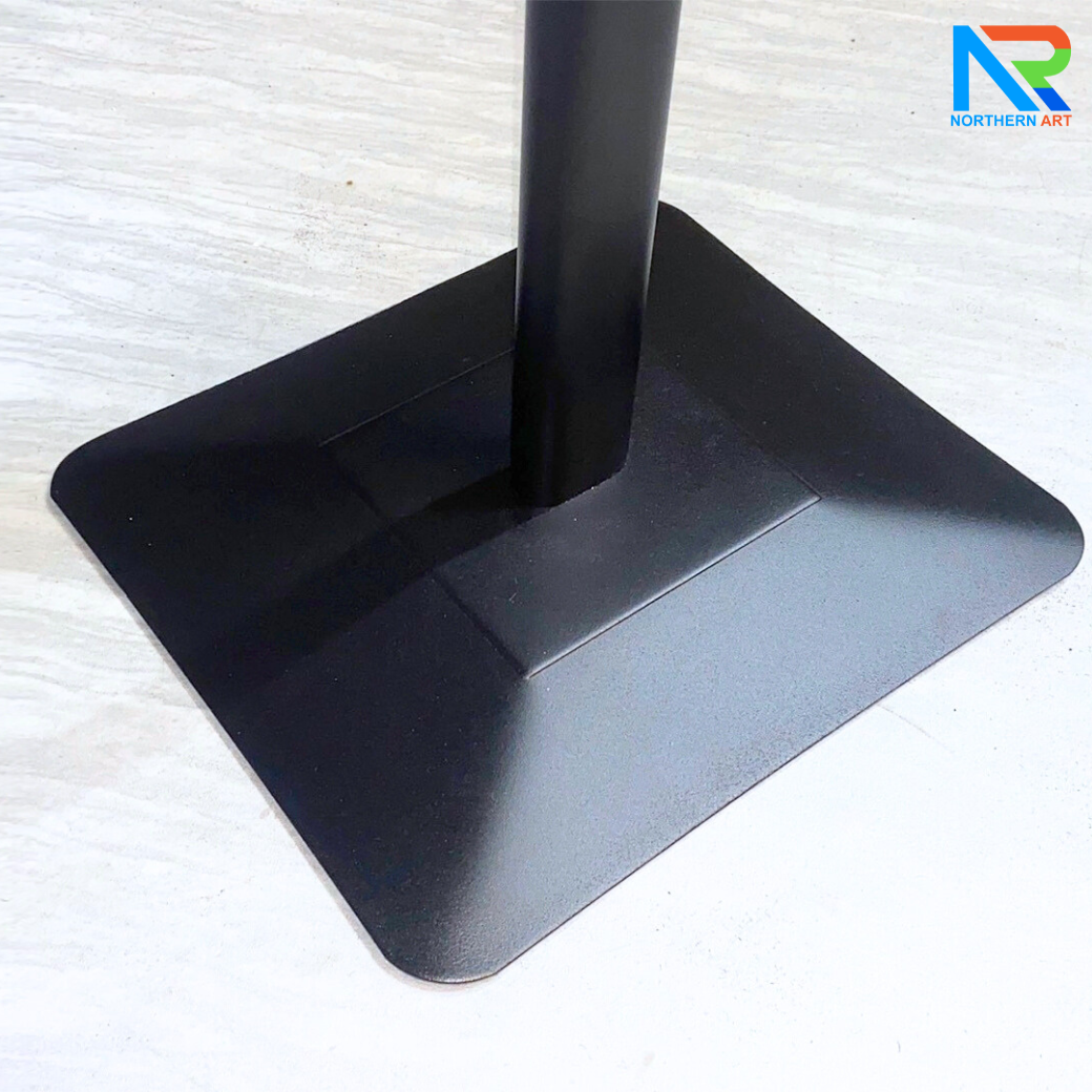 เมนูสแตนด์ สีดำ ขนาด A3 วัสดุเหล็กพ่นอบสีอุตสาหกรรม ถอดประกอบได้ พร้อมห่วงใส่เอกสาร ถอดออกได้