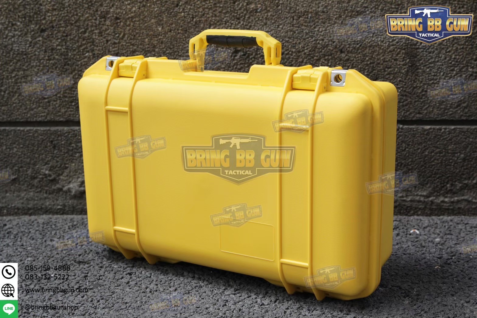 กล่องปืน B4 ขนาดภายนอก : 49*32*18 cm. ขนาดภายใน : 46.2*26.5*10.5 cm.