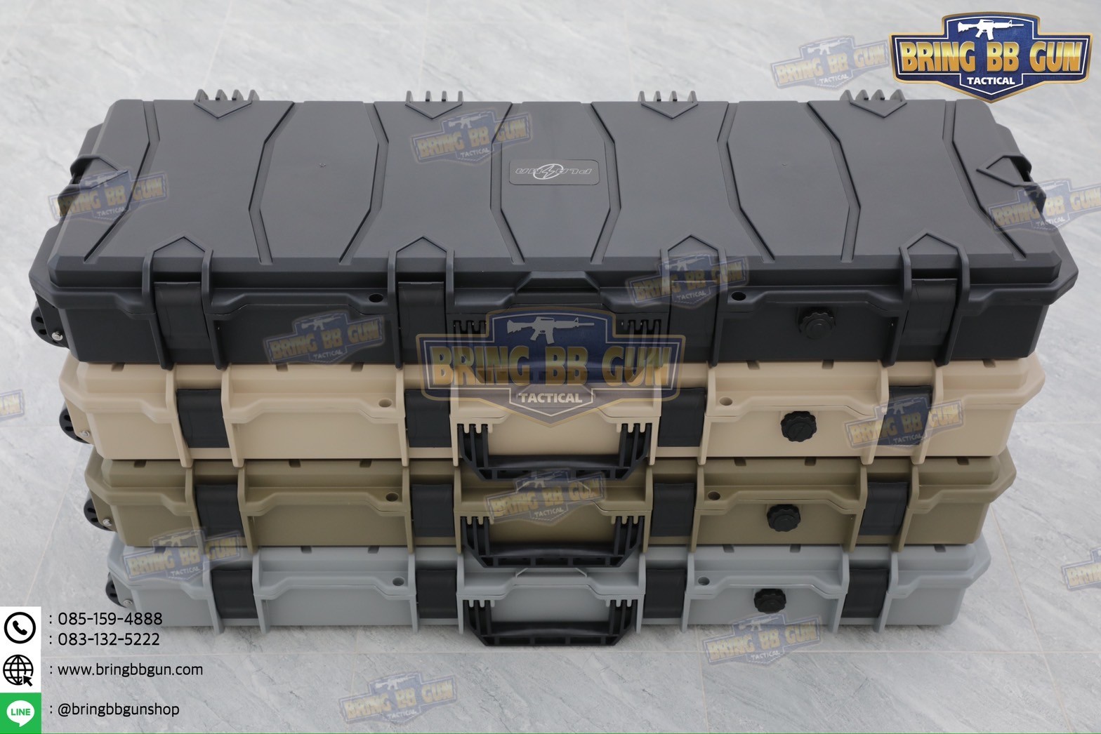 กล่องปืนยาวมีล้อลาก Plasma Case (ความยาว 1m.) รุ่น ปืนยาวมีล้อลาก (39 นิ้ว) (กล่องกันกระแทก) (Hard Case) (Water Proof Case)
