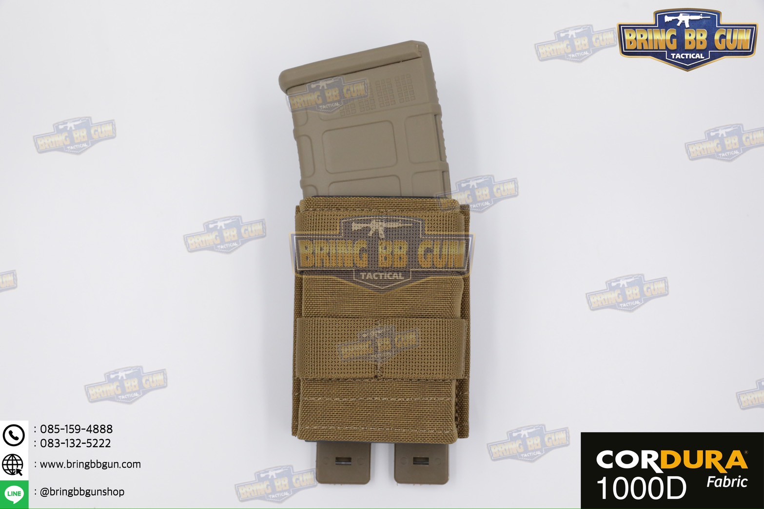 เพ้าแม็กกาซีนปืนยาว ทรง ESS รุ่น 5.56 (ซองแม็กกาซีนแบบเดี่ยว ESS รุ่น 5.56) (FAST 5.56 Single Soft Pouch)