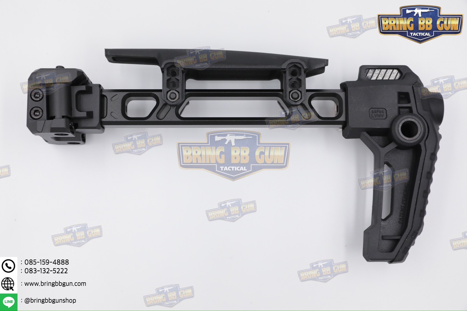 พานท้ายปืนแบบพับได้2ฝั่ง (Strike Dual Folding Adapter) รุ่น Strike FSA Dual Folder (The Strike Dual Folding Adapter) (Dual Folding Adapter) (Strike Hard,Strike Fast) (SI) (MCX) (MPX) (1913)