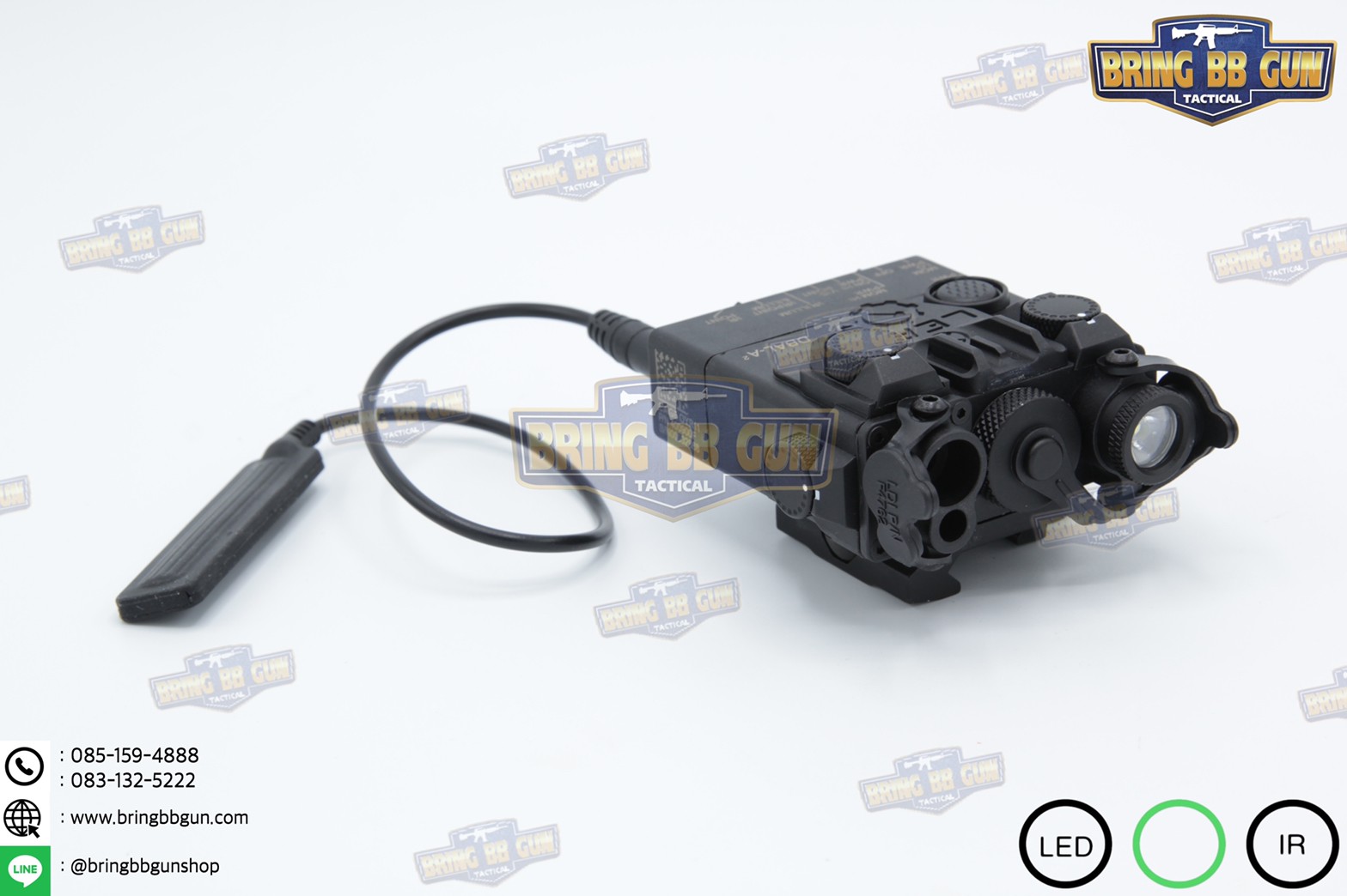 กล่องANPEQ-15A รุ่น DBAL-A2 บอดี้พลาสติก (Dual Beam Aiming Laser - Advanced2)