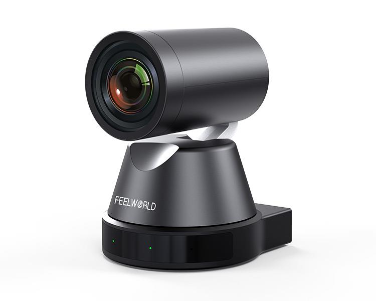 Feelworld 4K12X 4K กล้อง PTZ USB HDMI POE 12X Optical Pan Tilt Zoom สำหรับการสตรีมสดและมี AI Tracking