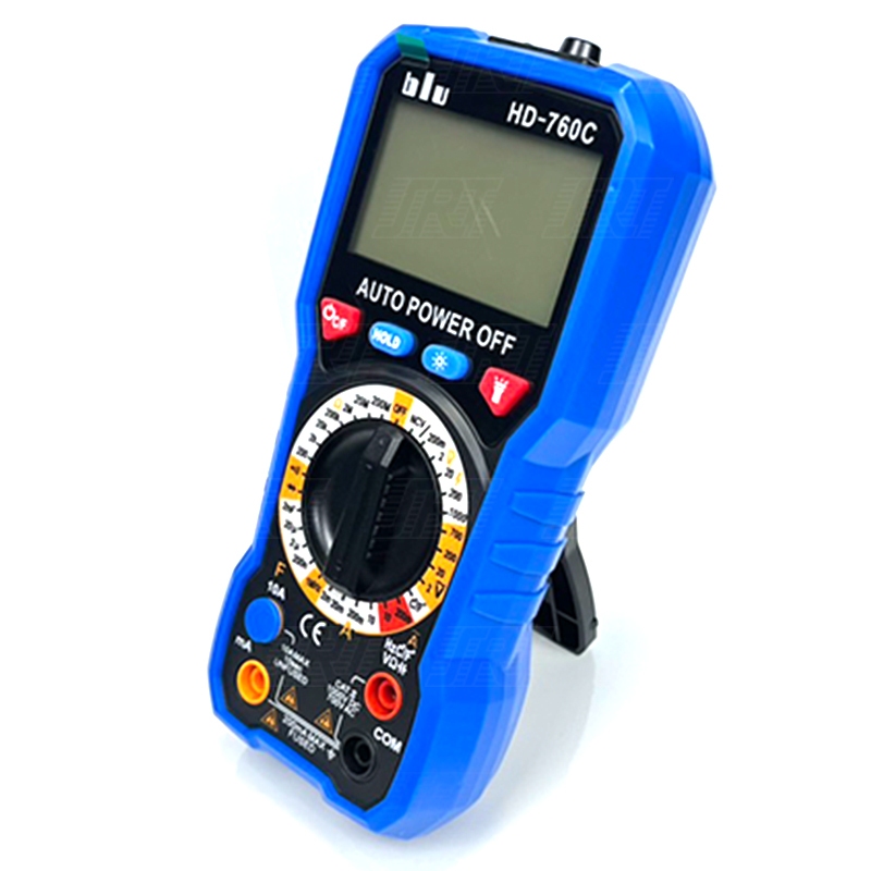 มัลติมิเตอร์ดิจิตอล HD-760C | M-HD-760C | มิเตอร์ BLU | Digital Multimeter | ของแท้100% | ส่งเร็ว