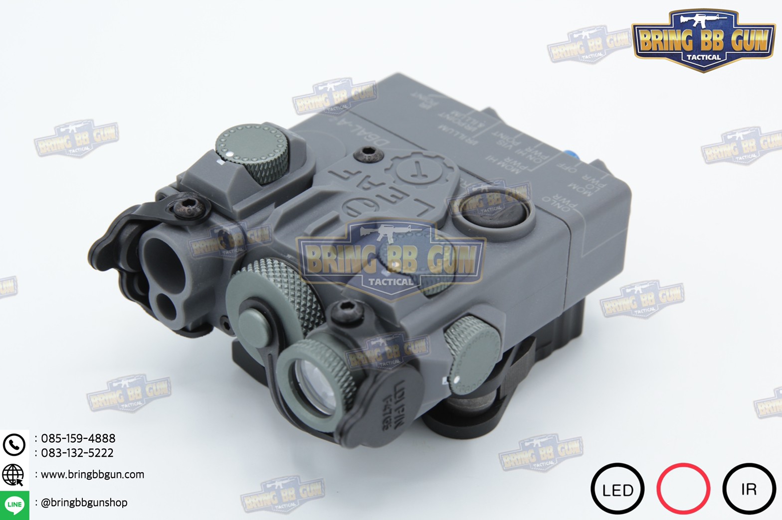 กล่องANPEQ-15A รุ่น DBAL-A2 บอดี้พลาสติก (Dual Beam Aiming Laser - Advanced2)