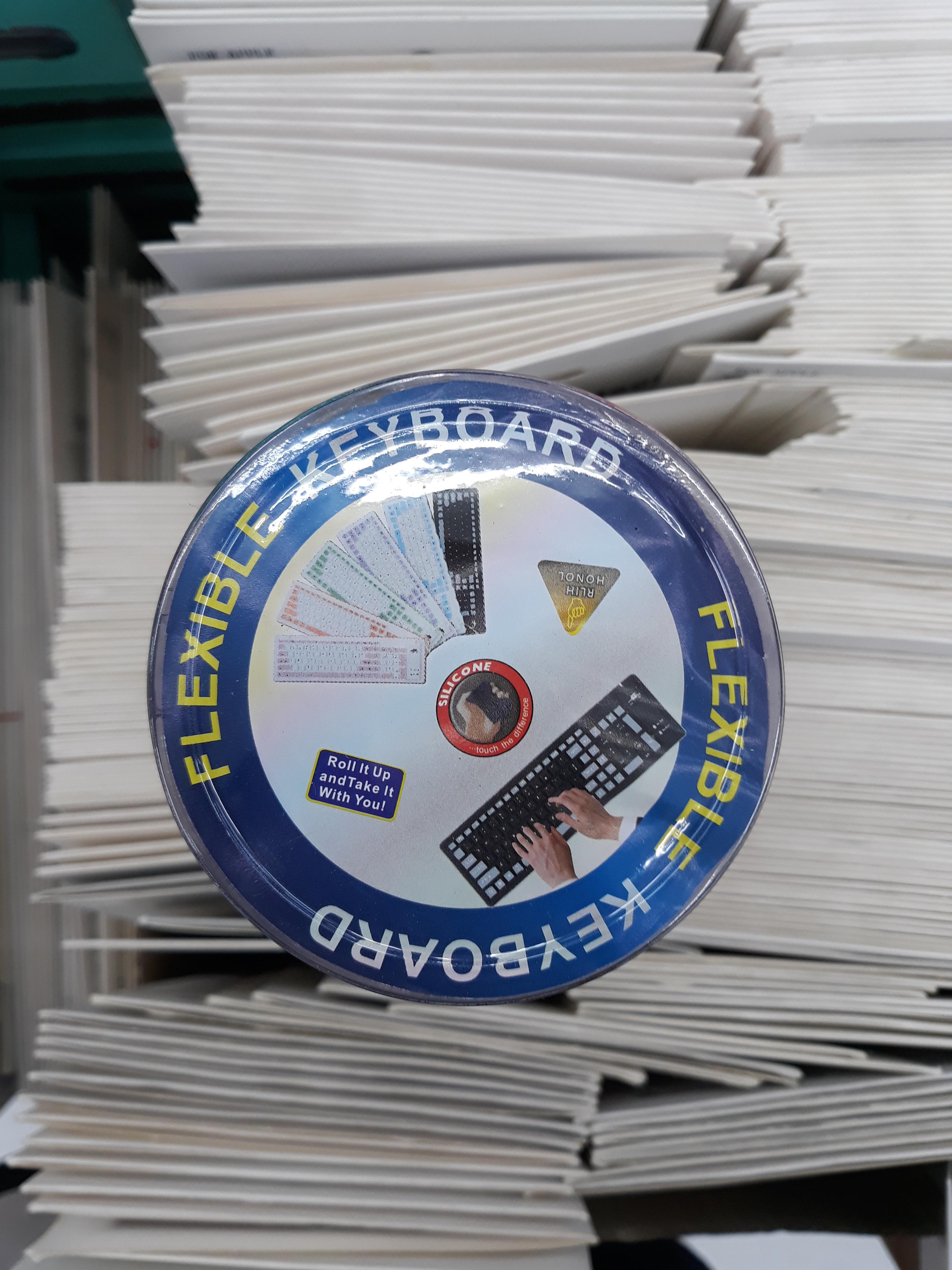 สำหรับ PC คีย์บอร์ดยางกันน้ำ สำหรับคอมพิวเตอร์ ต่อด้วย USB