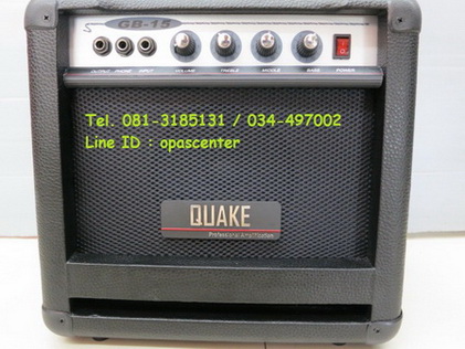ตู้แอมป์เบส Quake รุ่น GB-15 ดอก 6 นิ้ว ของใหม่ เสียงดี ขายถูก