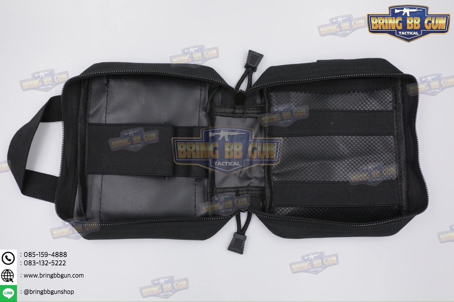 กระเป๋าพยาบาลสนาม B03 (แบบกระตุกไว) (ทรงแนวนอน) เพ้า IFAK รุ่น B03 (ทรงแนวนอน) (IFAK Pouch) (Medic Pouch)