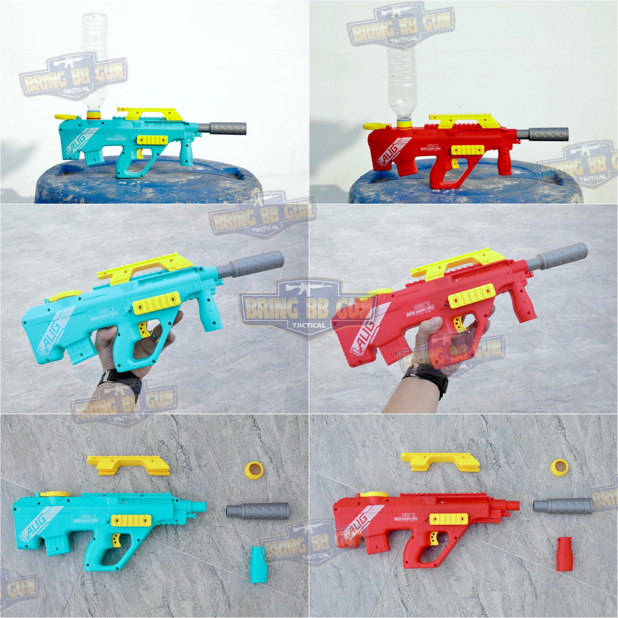 ปืนฉีดน้ำไฟฟ้า รุ่น AUG (ปืนฉีดน้ำของเล่น) (ปืนฉีดน้ำอัตโนมัติ) (ยิงได้ต่อเนื่อง)