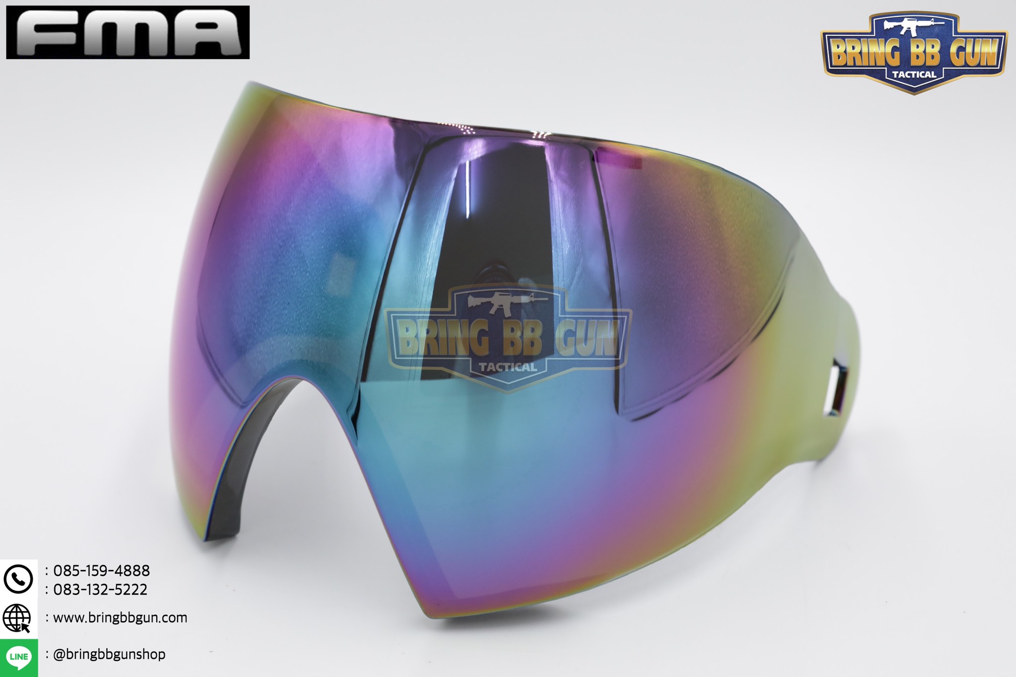 เลนส์หน้ากาก F1 ยี่ห้อ FMA รุ่น เลนส์1ชั้น