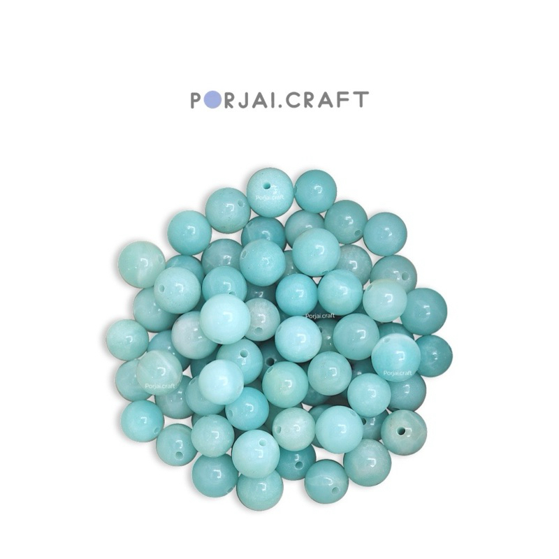 Amazonite Beads ลูกปัดอะมาโซไนท์