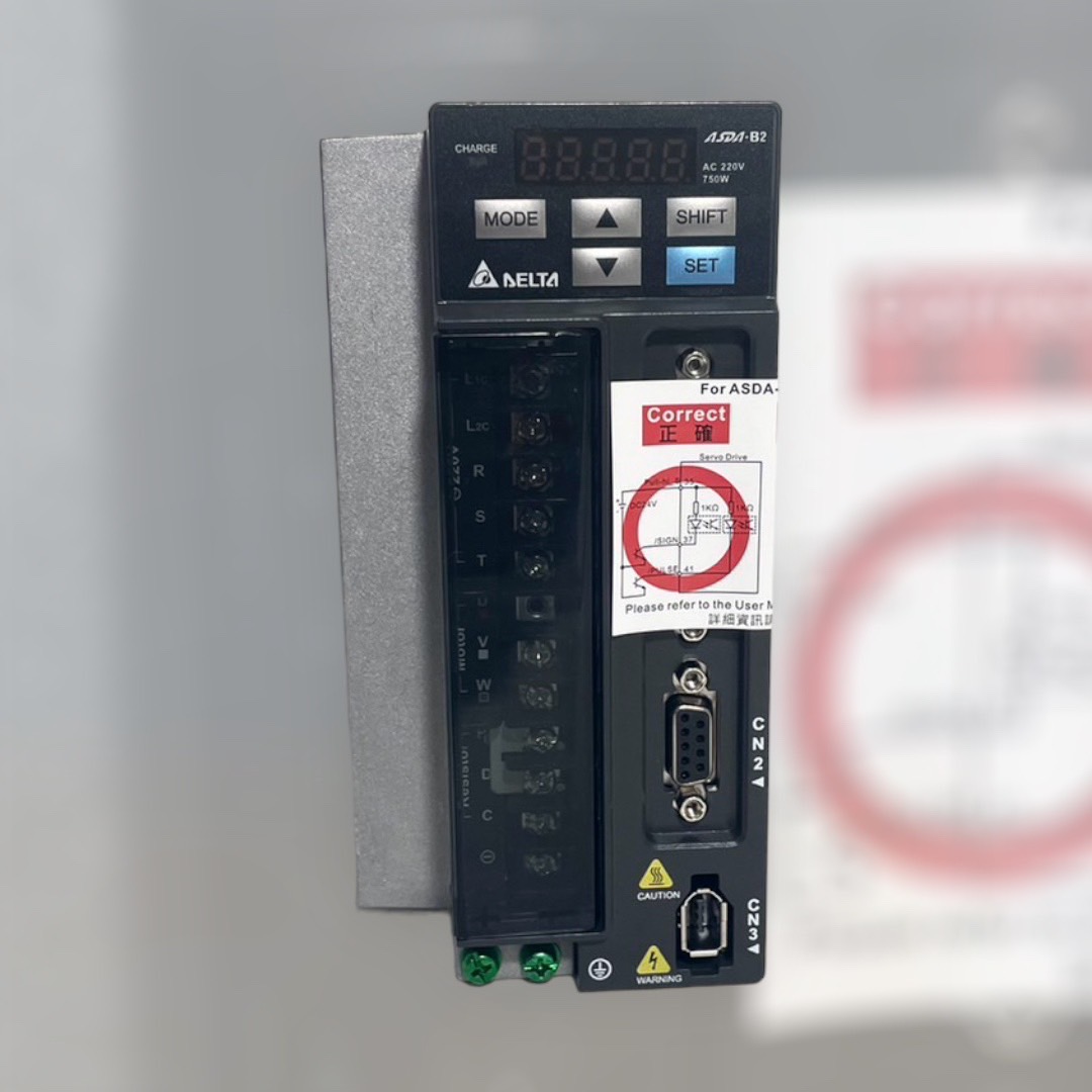 Delta AC Servo Drive ASD-B2-0721-B 750W 200V 1-Phase