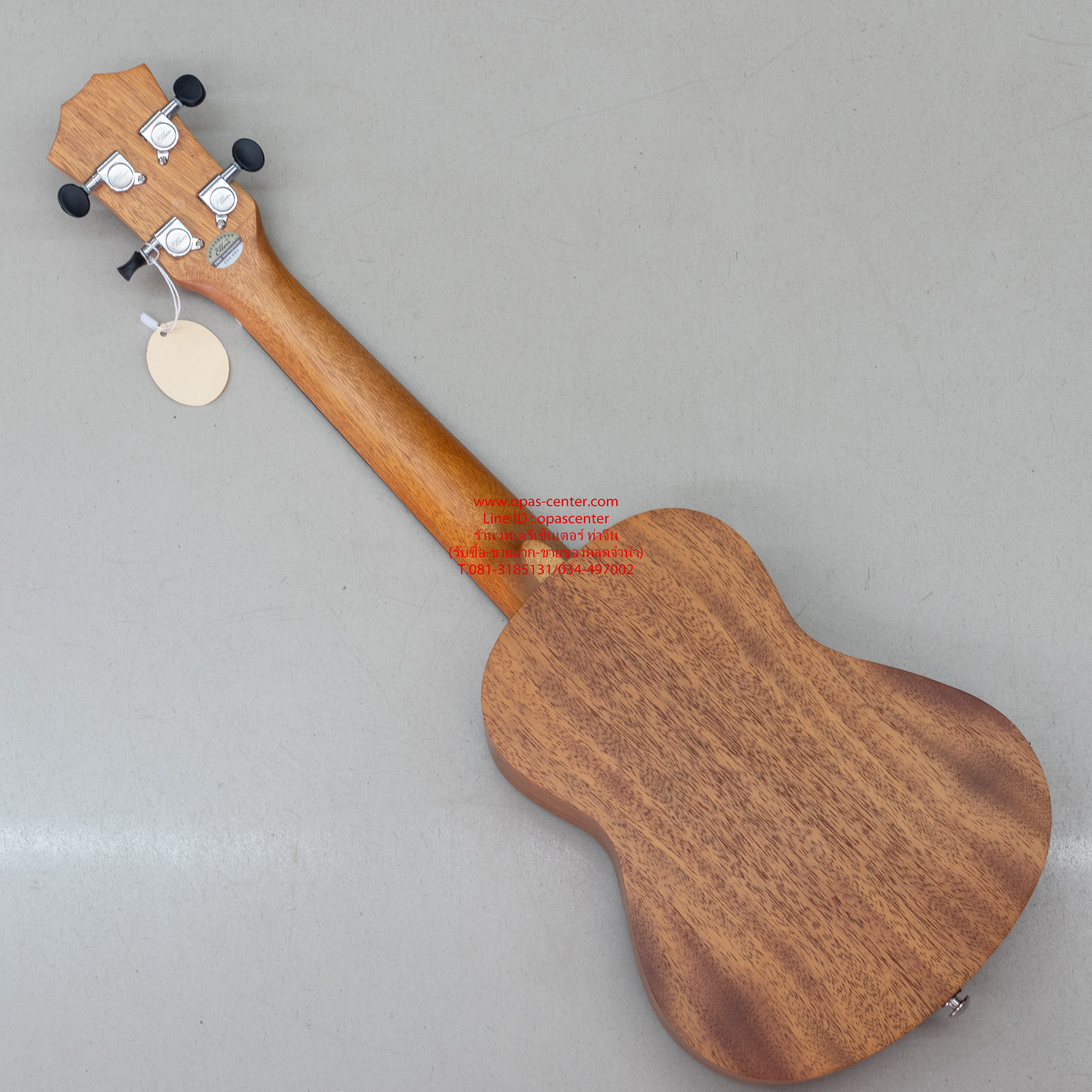 อูคูเลเล่ ELLEN รุ่น EL-23uk ของใหม่ ขนาด Concert ไม้มะฮอกกานีทั้งตัว แถมกระเป๋า