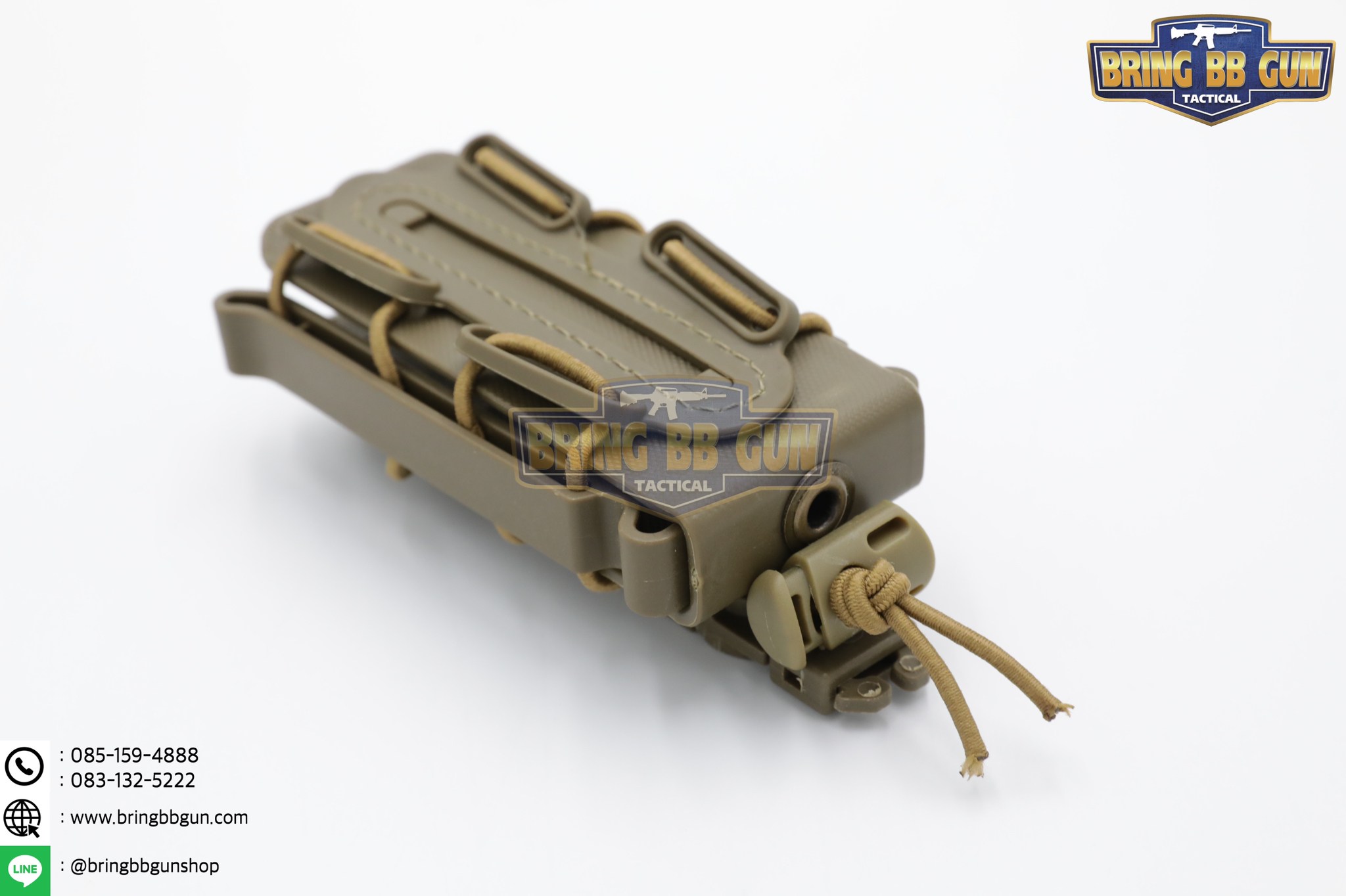 เพ้าเเม็กกาซีน Scorpion Soft Shell 9mm.&.45cal (ซองแม็กกาซีนปืนสั้น Scorpion Soft Shell) Scorpion Shape Soft Shell Magazine Pouch (9mm.&.45cal)