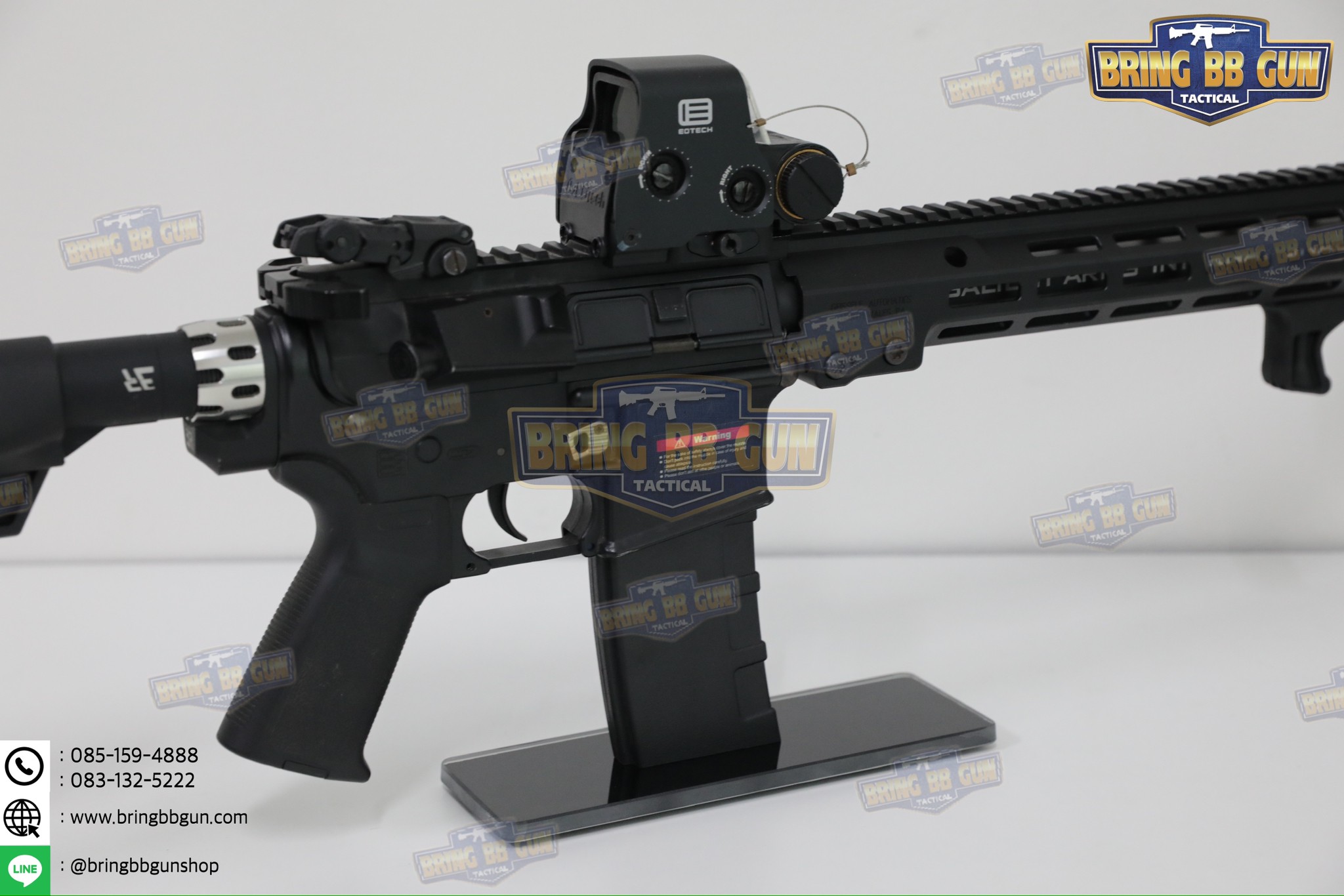 ขาตั้งปืนยาว (ฐานกระจก) (AR Display Stand)