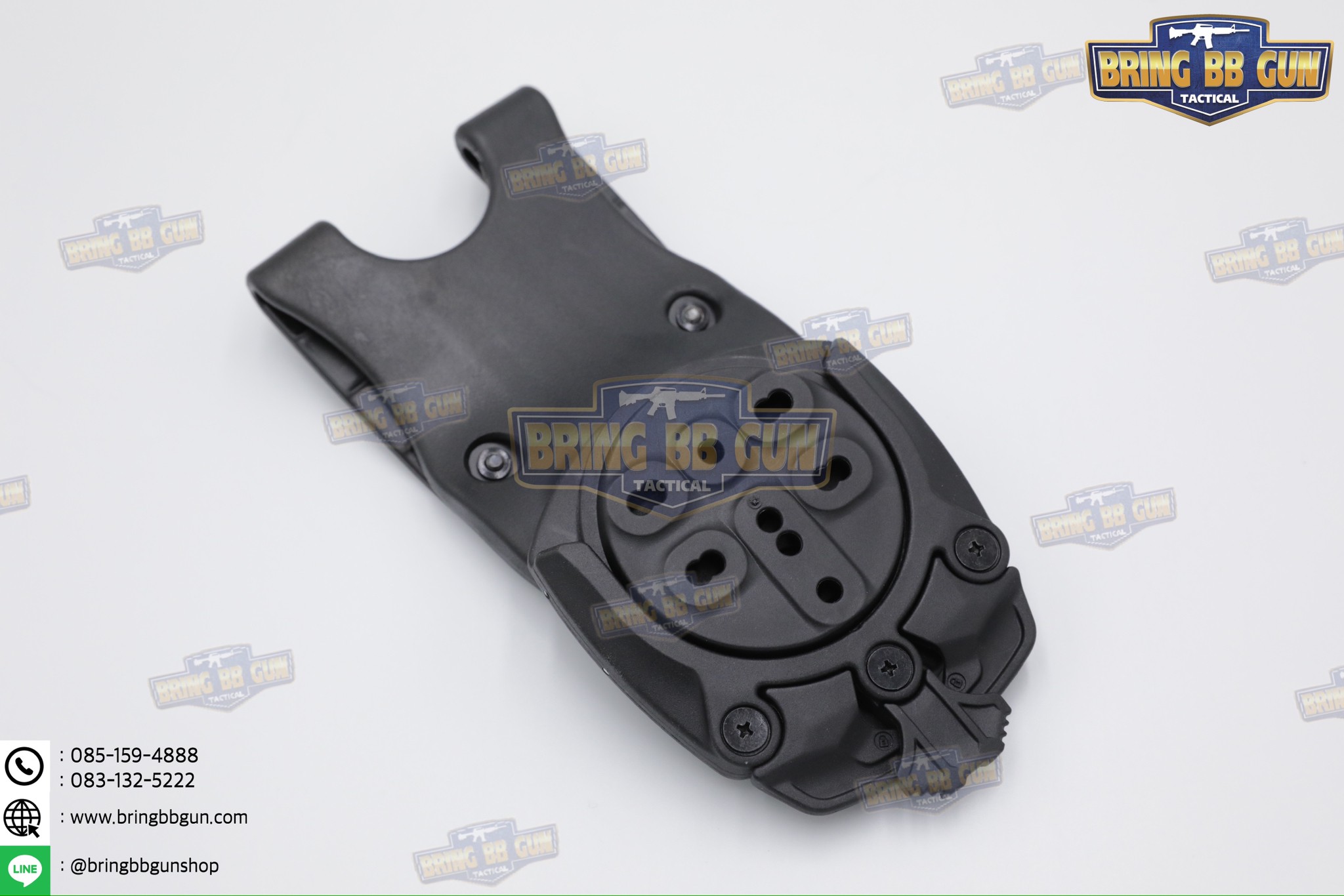 Adapter ปลดไวซองปืน BT + เพลทโหลดต่ำ BH (TEK-MOUNT+Low Ride Belt) (360 Degree base adapter) (QUICK CONNECT MOUNTING SYSTEM) (Insert Disk and Receiver) (Blade)