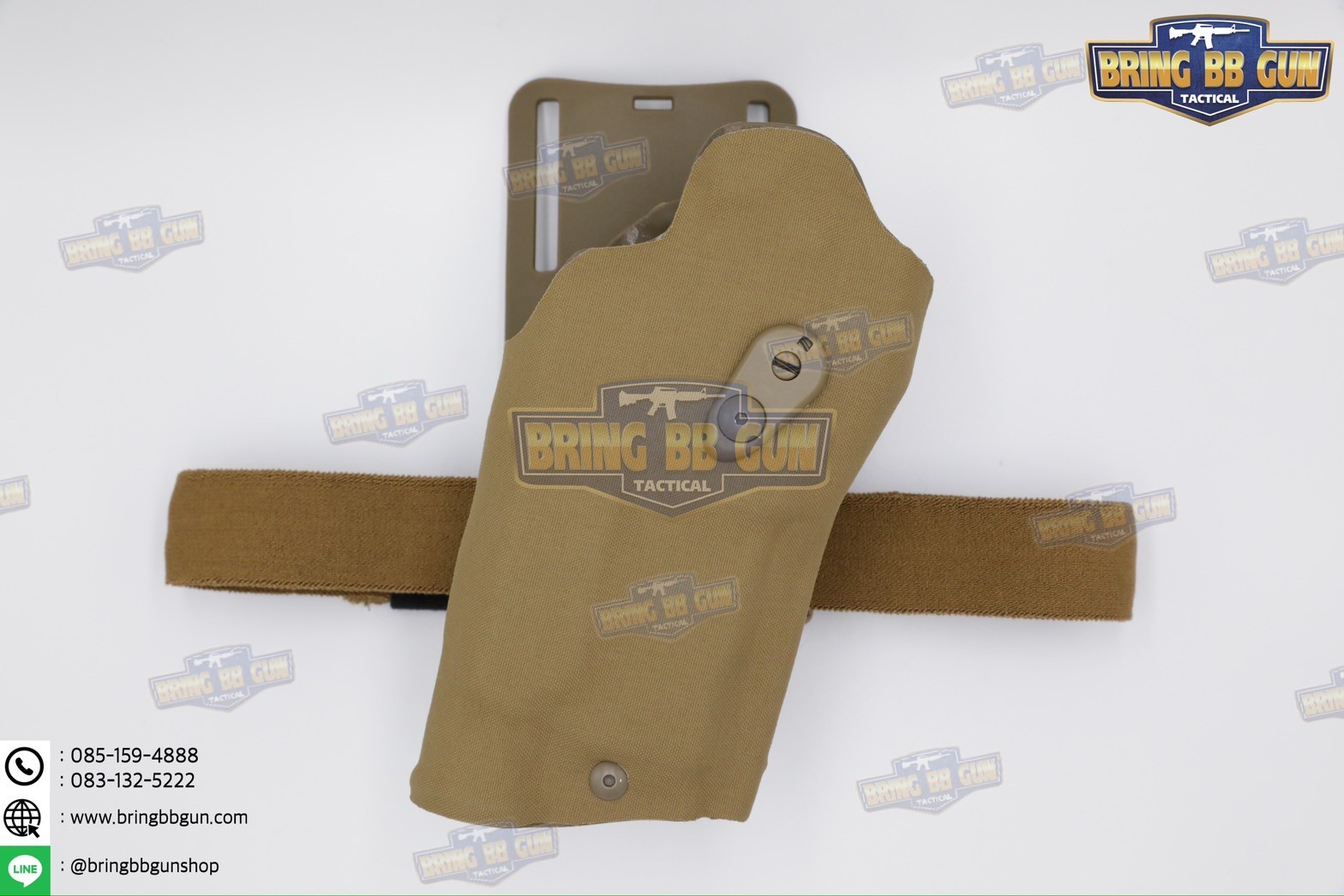 ซองปืนพกนอกปลดนิ้วโป้ง Sig Sauer P320 + ช่องไฟฉาย (ซองปืน 6354DO) (6354 DO) (P320 + X300)