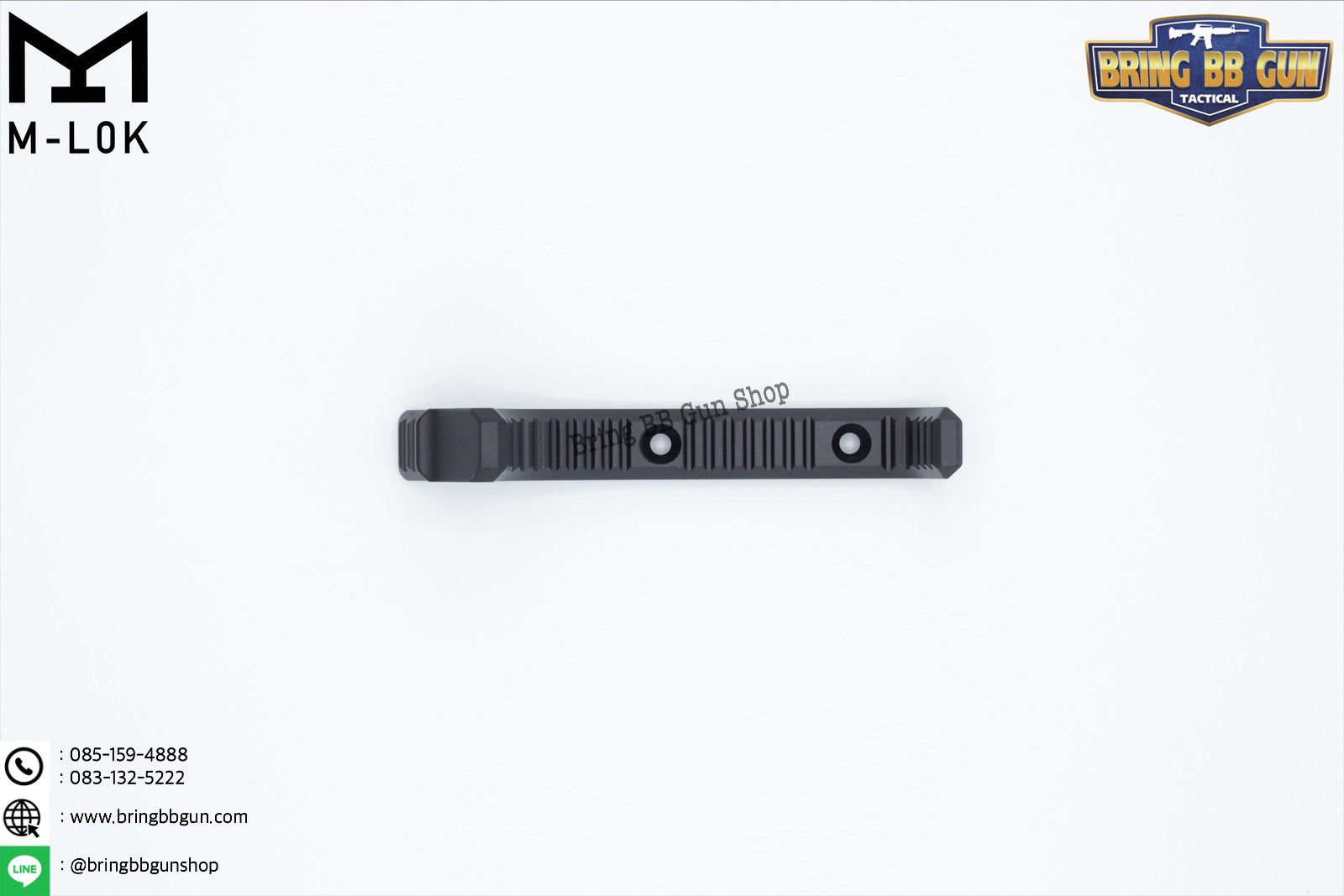 กริ๊ปมือหน้า ยี่ห้อ Castellan รุ่น Curve Foregrip CNC M-Lok (ใช้ได้กับชุดหน้าระบบราง M-Lock เท่านั้น)