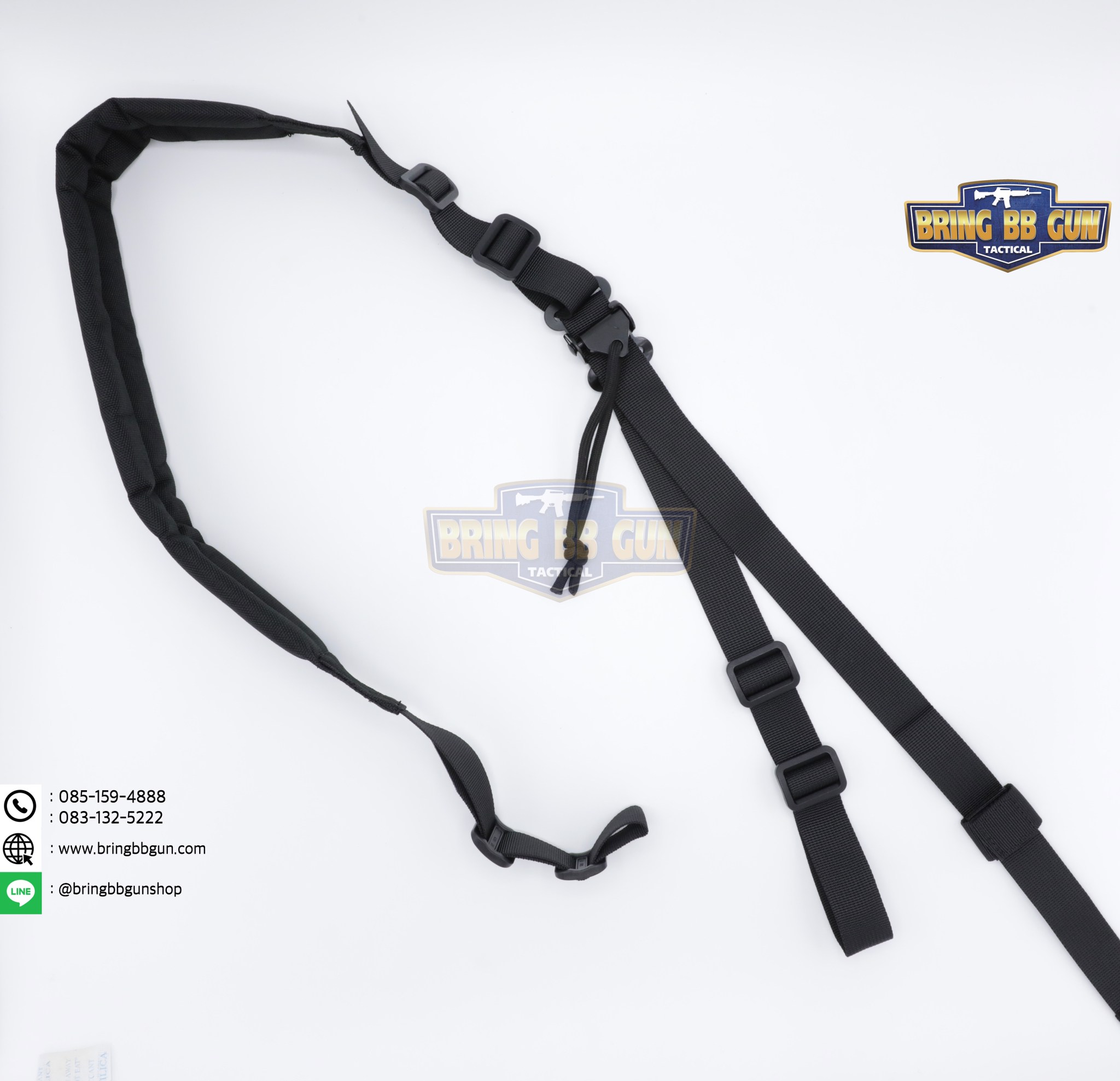 สายสะพายปืน รุ่น สายรองบ่า (Adjustable dual point tactical function rope) (สายสะพาย Viking MK2 Padded Sling)