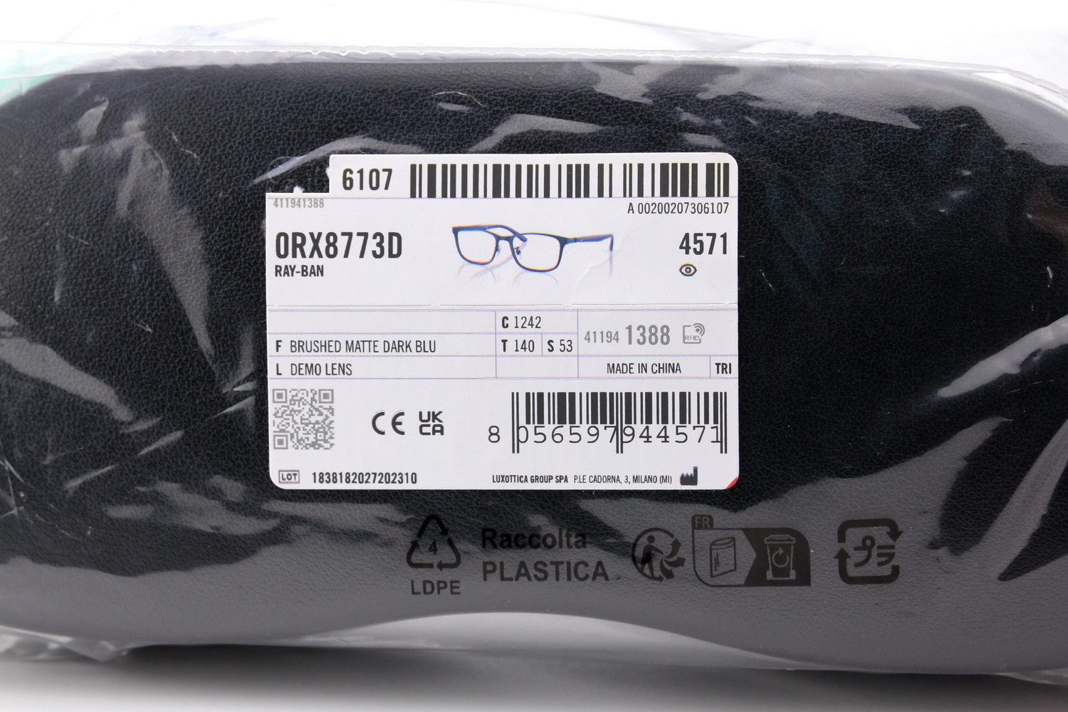RayBan RX8773D 1242 Titanium