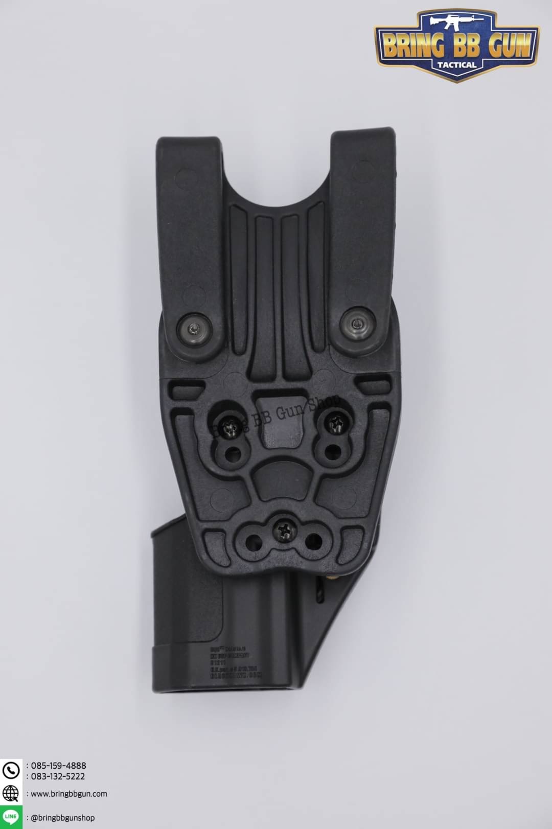 ซองปืนพกนอก + เพลทลดต่ำ ยี่ห้อ Black Hawk