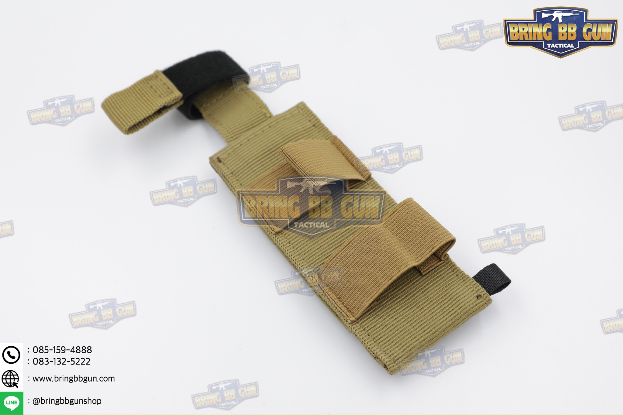 เพ้าผ้าใส่สายห้ามเลือด และ กรรไกรสนาม แบบเปลือย (ซองผ้าใส่ทูนิเก้+กรรไกรสนาม)