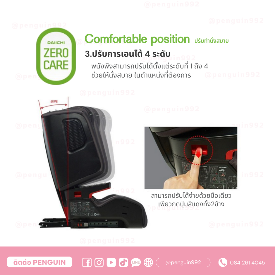 [สินค้าฝากขาย] DAIICHI - Premium V-Guard Toddler Season 2 ISOFIX