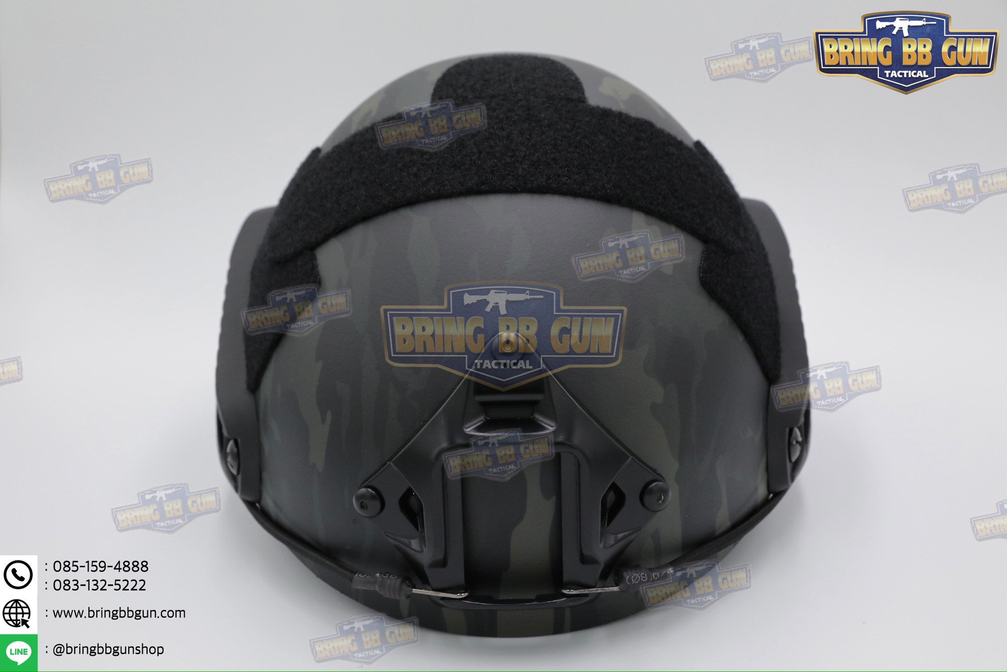 หมวก Fast ปรับท้ายทอยได้(หมวกฟาส) (Fast Helmet MH type) รุ่น Upgrade Version No holes ปรับรัดท้ายทอย