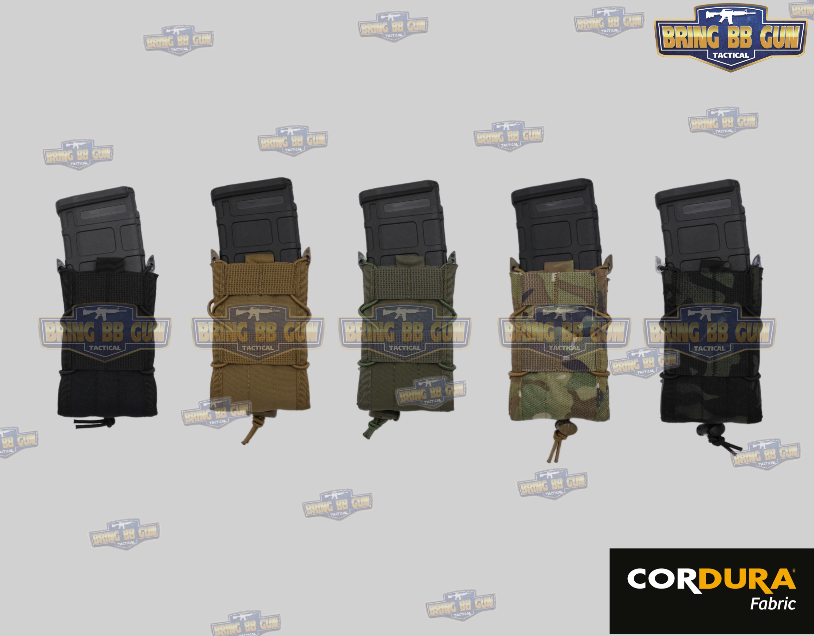 เพ้าแม็กกาซีน ทรง Tiger รุ่น 5.56 (ซองแม็กกาซีนเดี่ยวทรง TACO) (Tiger Type 5.56) (Tiger Type 5.56 Magazine Pouch) (Magazine Pouch)