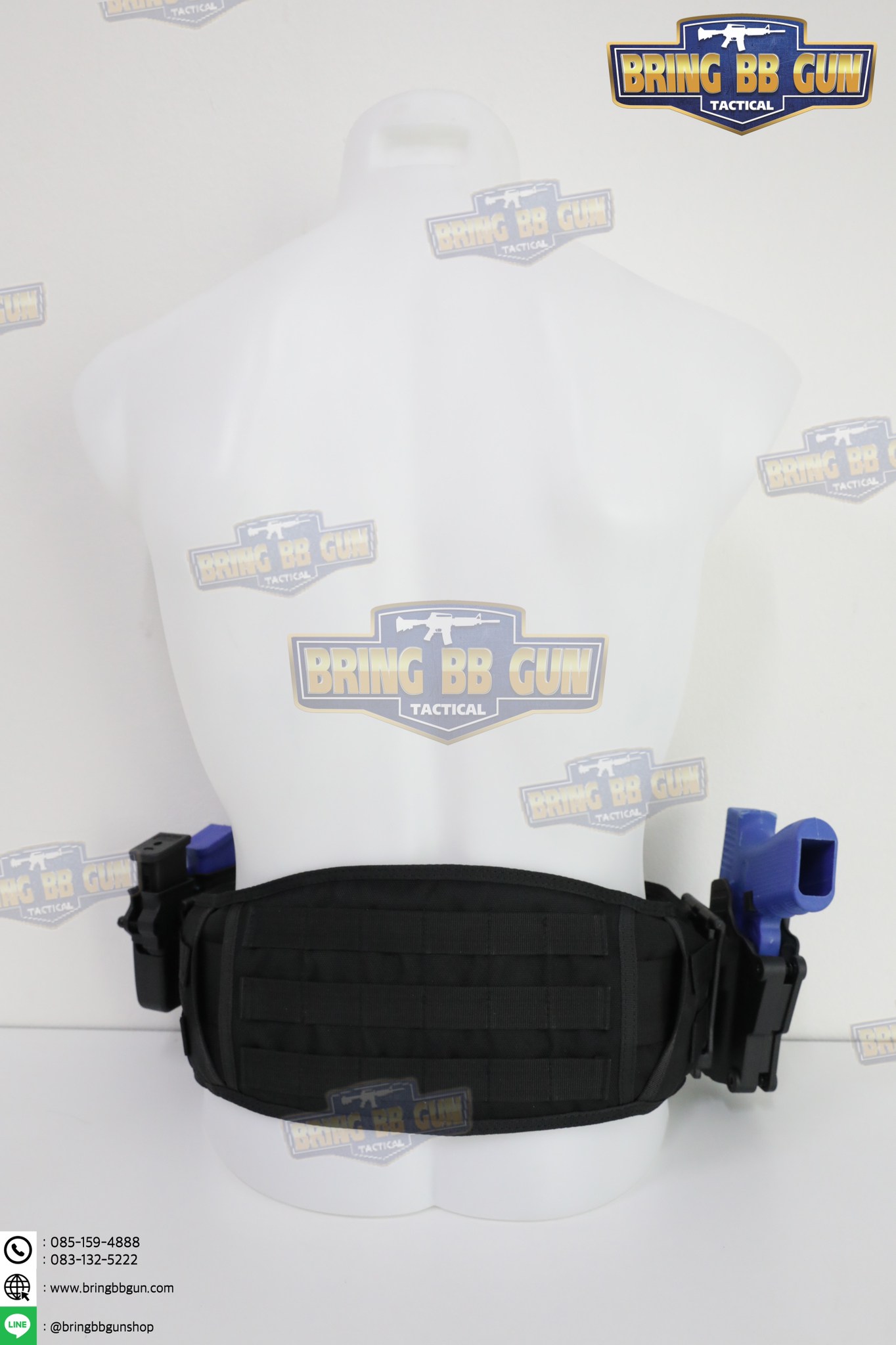 เข็มขัดสนาม แบบนวม (เข็มขัดสนามพร้อมรองนวม) (Battle Belt) (War Belt)