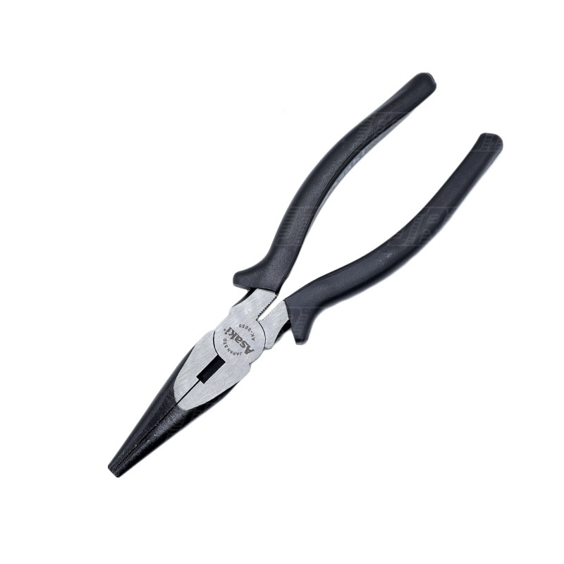 คีมปากแหลมด้ามกวางตุ้ง แบบอเมริกัน 8 นิ้ว | AK-8050 | ASAKI