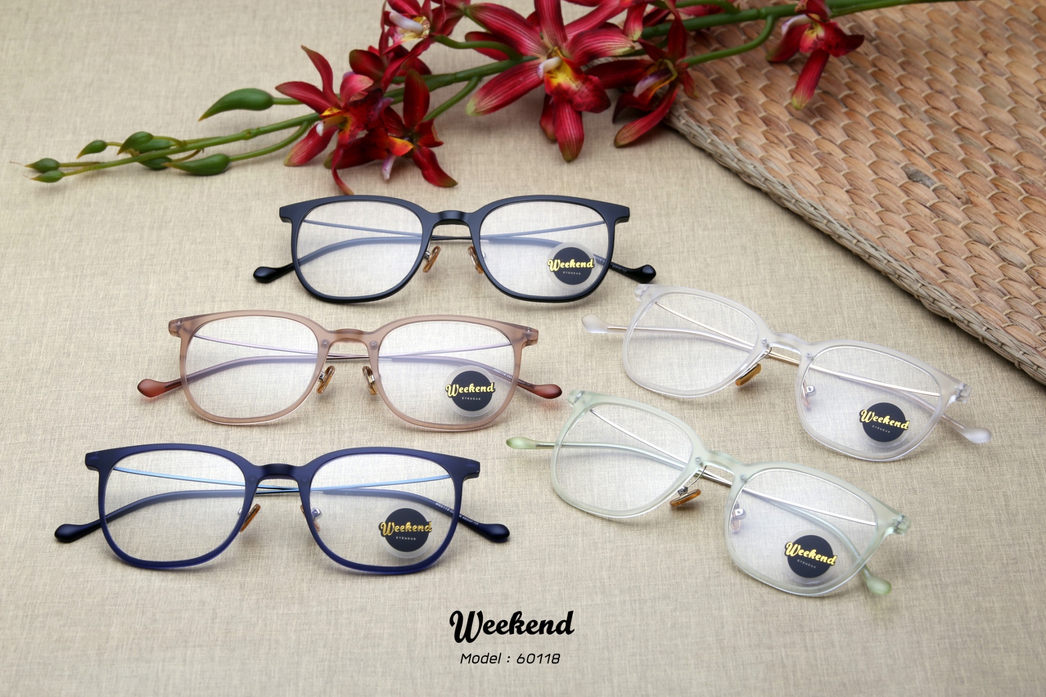 กรอบแว่นสายตา Weekend 60118 C2 Brown