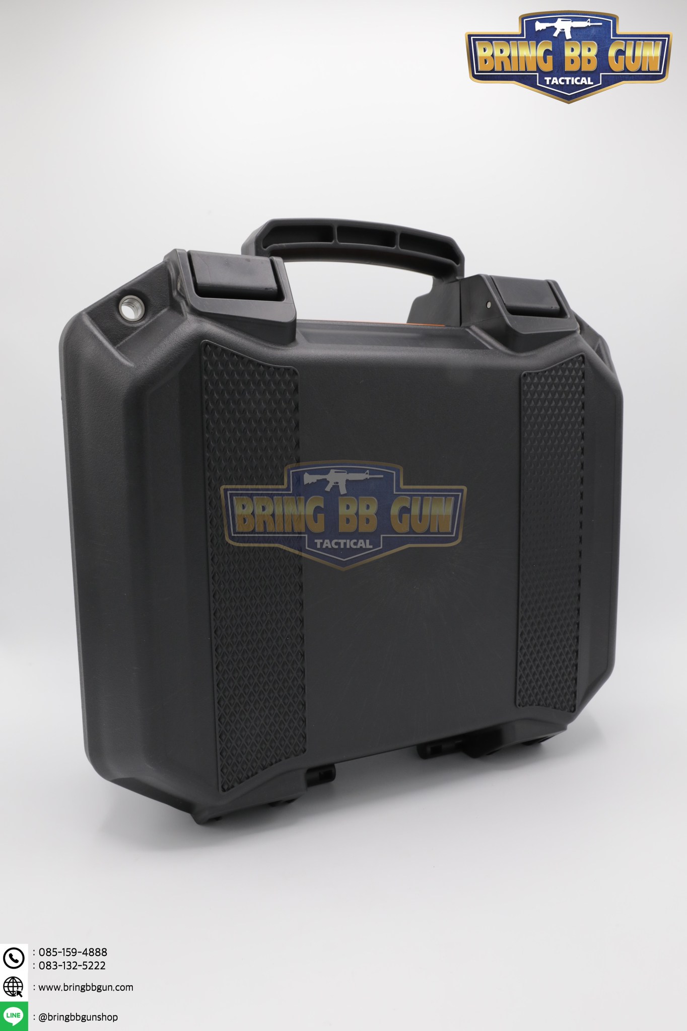 กล่องปืน B5 ขนาดภายนอก : 31*31*13.5cm. ขนาดภายใน : 28*19*8cm.