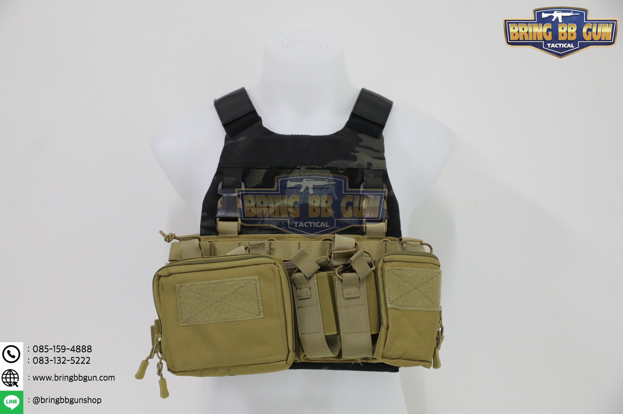 เอี่ยม M4 Chest Rig สายโยงบ่า