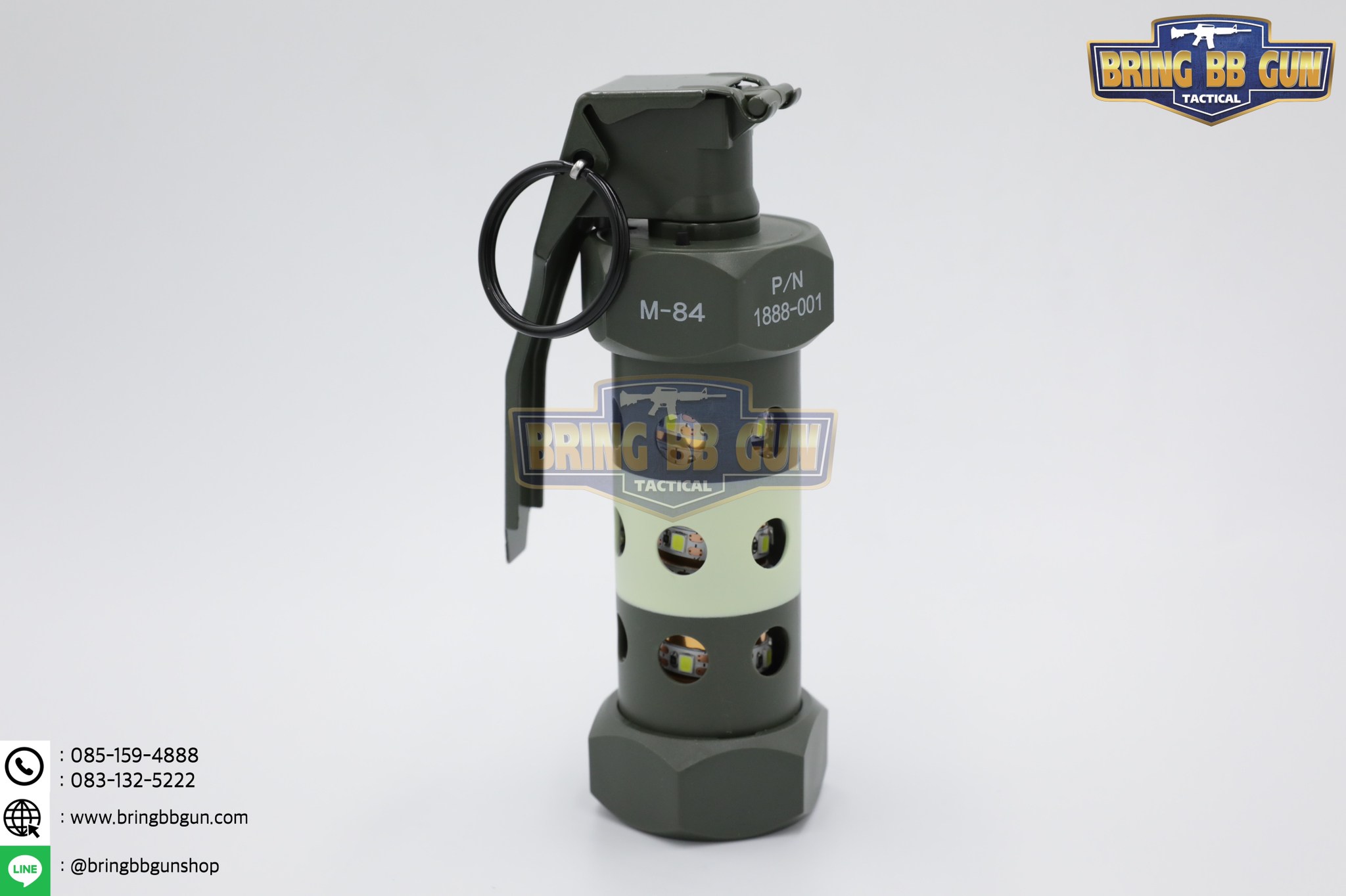 ระเบิดแสง (แบบใส่ถ่าน) (Stun Grenade) (Flash Grenade) (Flashbang Grenade)